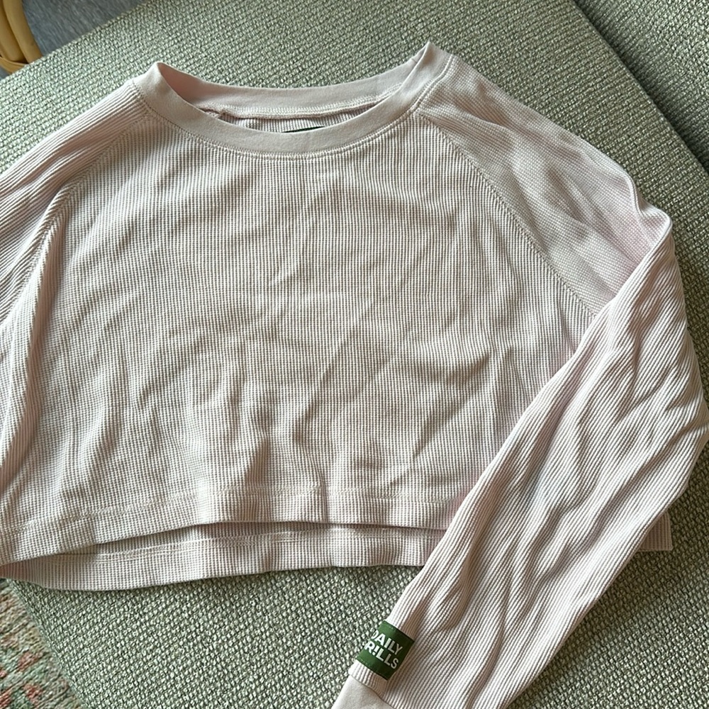Daily Drills cropped long sleeve!